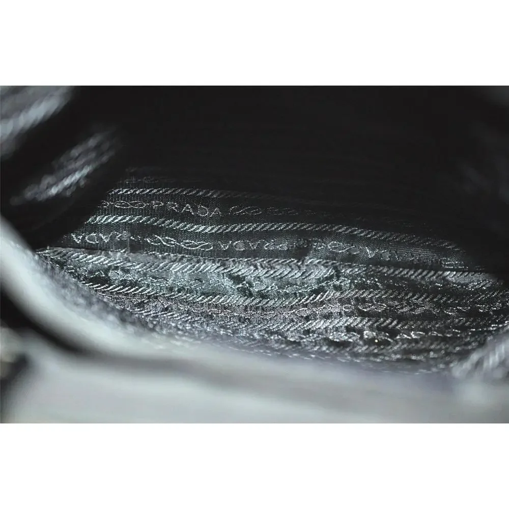 Auth Prada Nylon Tessuto Plastic Hand #74256P13B - Picture 11 of 15